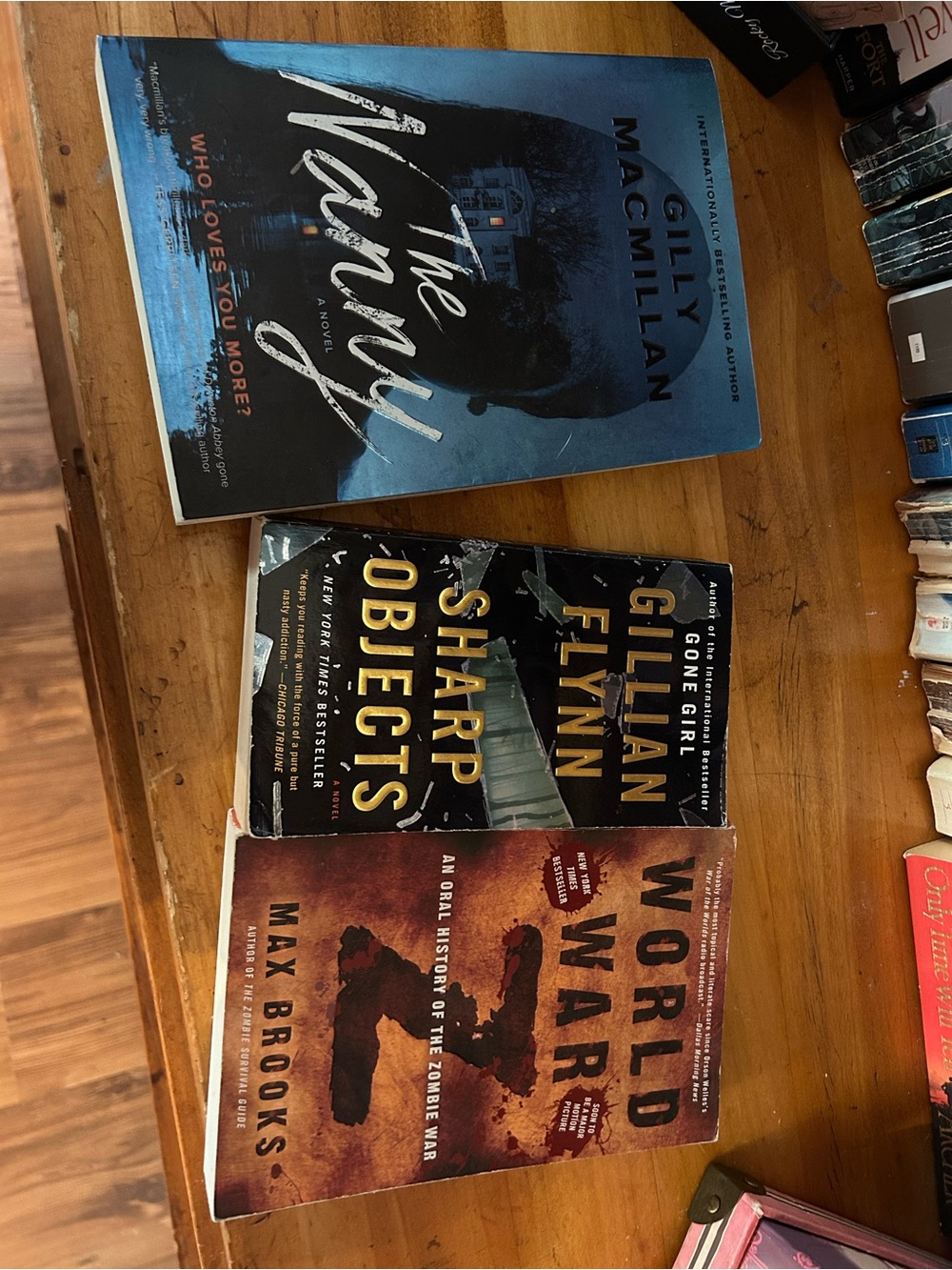 3/$5 Gillian Flynn thrillers and World War Z Novel